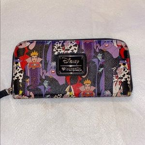 Disney Villans All Over Print Long Wallet